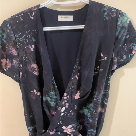 Aritzia / Babaton maxi wrap dress. Size XS. Worn once. - Picture 2 of 4